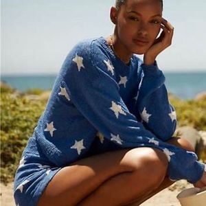 Anthropologie Star Knit Short Set Balboa Beach Riot